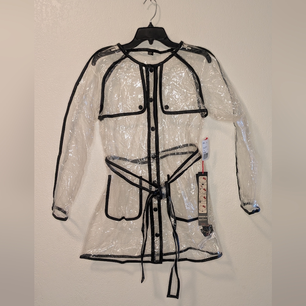 Hello Kitty/Forever 21 Clear Raincoat - Picture 2 of 12